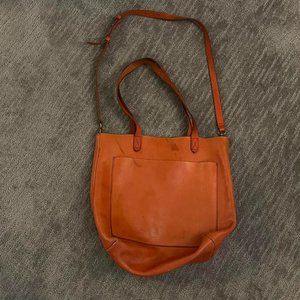 Madewell Leather Transport Crossbody Tote